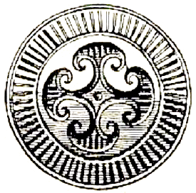 Middle Minoan seal c.1700 BCE, fr Evans Scripta Minoa p.141, Fig. 89b