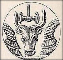 Late gem from Argos, Bull, Labrys, Sacral Knots, Evans PM 4, 344.jpg