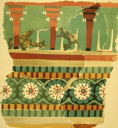 Cameron-Hood 'Fresco Atlas' Plate V Fig 1 pillared shrine.JPG