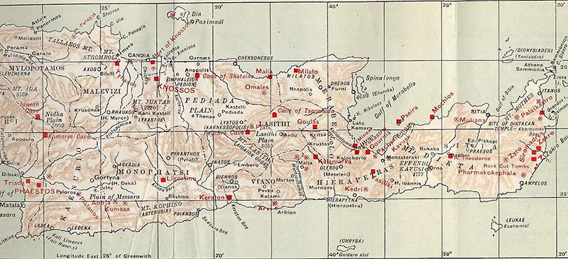 Minoan Crete, central and east, Evans PM 1 insert.jpg
