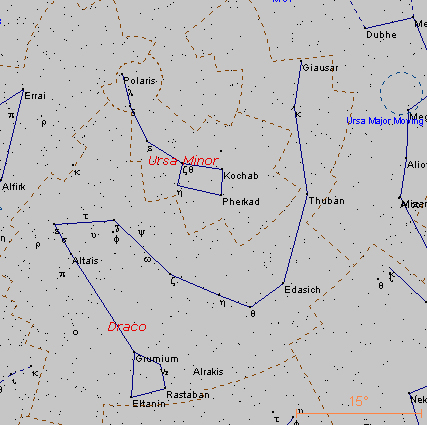 northern Pole Stars incl Thuban & Kochab, Draco, Ursa Major & Minor.bmp