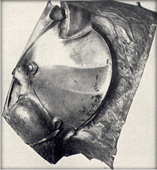 silver Lion-ess fr 4th Shaft Grave, Mycenae 1700-1600, PM 2, 826.jpg