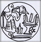 Crystal lentoid, Idean Cave, Tree, Horns, aniconic goddess, Star fr Diamant & Rutter 'Horned' 174 Fig 41.jpg