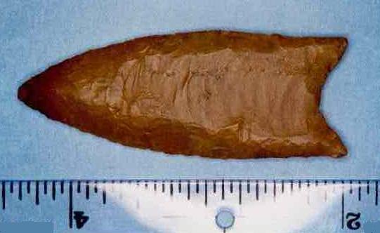 'Clovis' point from eastern CT.JPG